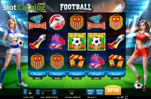 Οθόνη5. Football (Evoplay) Κουλοχέρης 