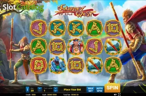Οθόνη2. Journey To The West (Evoplay) Κουλοχέρης