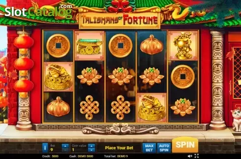 Οθόνη2. Talismans of Fortune Κουλοχέρης