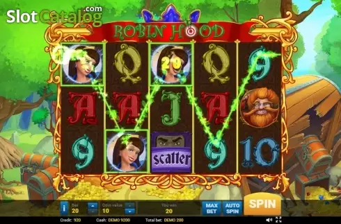 Οθόνη3. Robin Hood (Evoplay) Κουλοχέρης