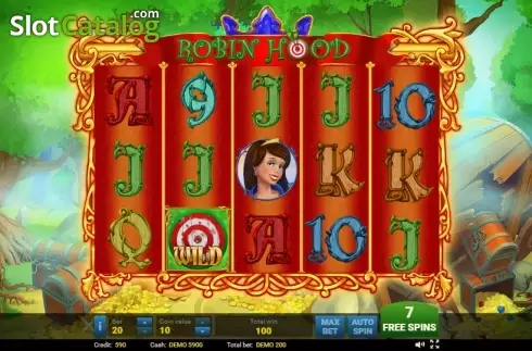 Οθόνη7. Robin Hood (Evoplay) Κουλοχέρης