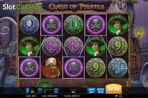 Οθόνη3. Clash of Pirates Κουλοχέρης