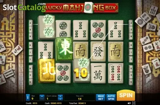 Οθόνη4. Lucky Mahjong Box Κουλοχέρης