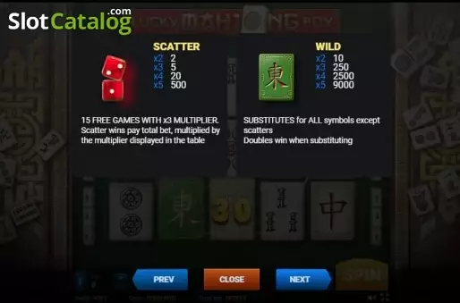 Οθόνη6. Lucky Mahjong Box Κουλοχέρης