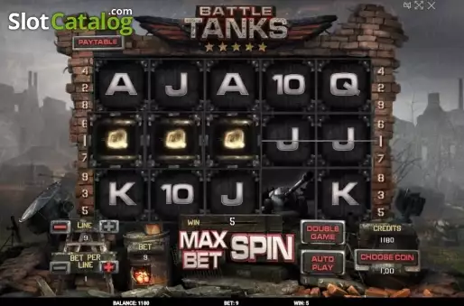 Οθόνη3. Battle Tanks Κουλοχέρης 