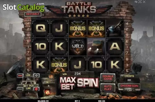 Οθόνη6. Battle Tanks Κουλοχέρης 