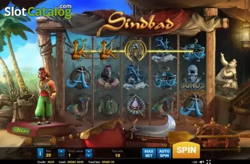 Οθόνη4. Sindbad (Evoplay) Κουλοχέρης 