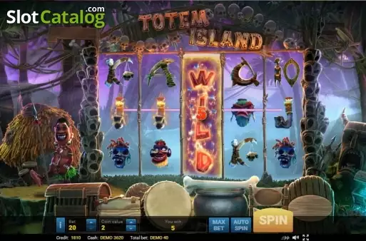 Οθόνη5. Totem Island Κουλοχέρης