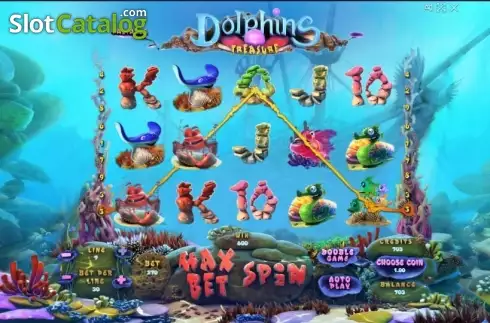 Οθόνη3. Dolphins Treasure Κουλοχέρης 