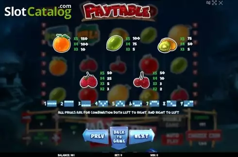 Οθόνη8. FruitsLand Κουλοχέρης