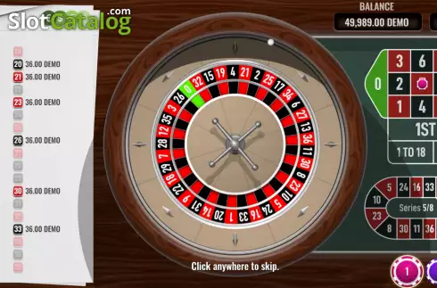 Οθόνη4. Titan Roulette Deluxe Κουλοχέρης 