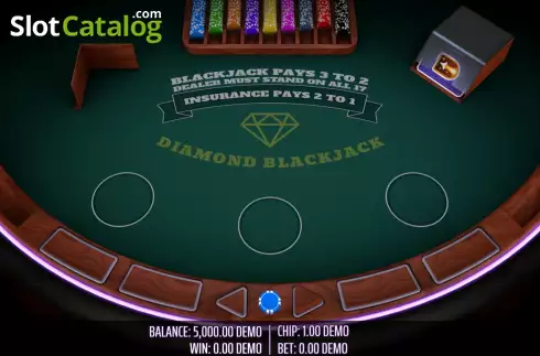 Οθόνη2. Diamond Blackjack Κουλοχέρης