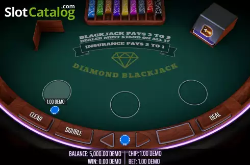 Οθόνη3. Diamond Blackjack Κουλοχέρης