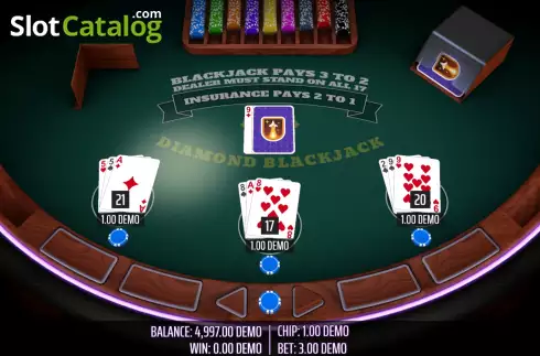 Οθόνη6. Diamond Blackjack Κουλοχέρης