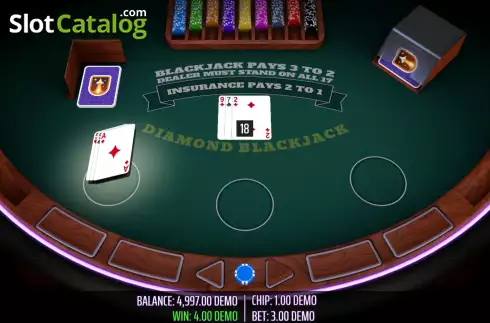 Οθόνη8. Diamond Blackjack Κουλοχέρης