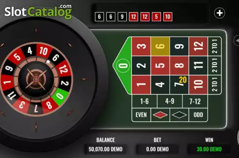 Οθόνη5. Mini Power Roulette Κουλοχέρης