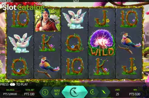 Οθόνη2. Fairy in Wonderland Κουλοχέρης