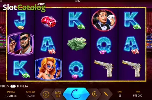 Οθόνη2. Casino Heist Κουλοχέρης 