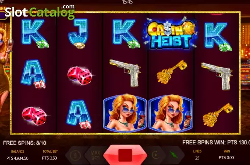 Οθόνη7. Casino Heist Κουλοχέρης 