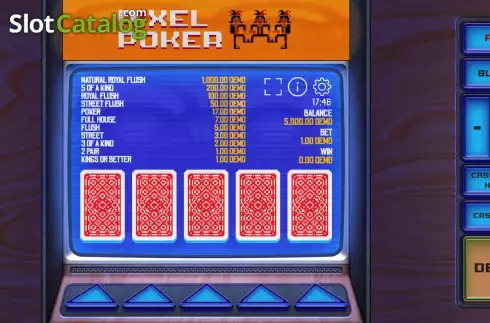 Οθόνη2. Mega Pixel Poker Κουλοχέρης 