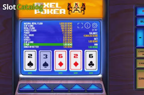 Οθόνη5. Mega Pixel Poker Κουλοχέρης 