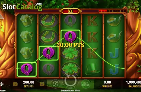 Οθόνη3. Leprechaun Wish Κουλοχέρης