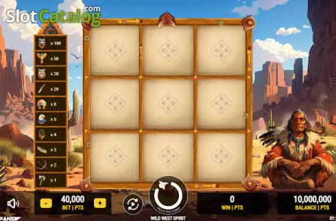 Οθόνη2. Wild West Spirit Κουλοχέρης 