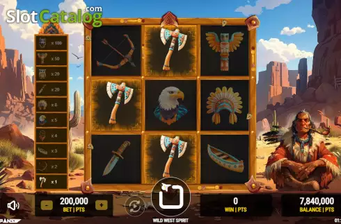 Οθόνη3. Wild West Spirit Κουλοχέρης 