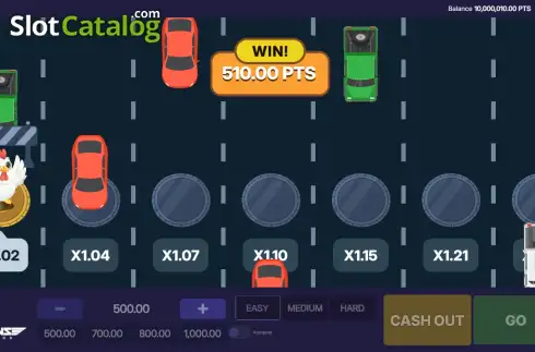 Οθόνη3. Chicken Hot Run Κουλοχέρης 