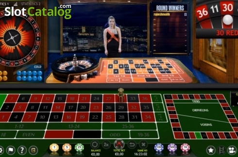 Οθόνη3. Roulette Golden Ball Live casino Κουλοχέρης