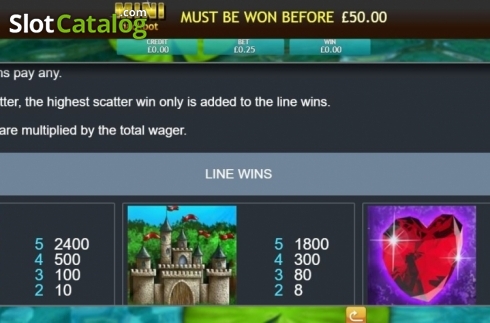 Οθόνη6. Enchanted Prince Jackpot Κουλοχέρης 