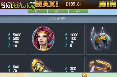 Οθόνη6. Fae Legend Warrior Jackpot Κουλοχέρης 
