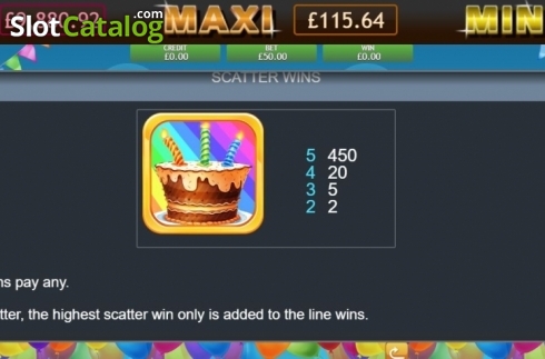 Οθόνη4. Happy Birthday Jackpot Κουλοχέρης