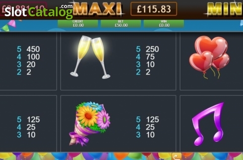 Οθόνη6. Happy Birthday Jackpot Κουλοχέρης