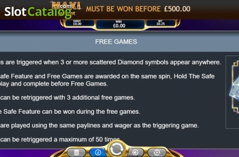 Οθόνη3. Hold the Safe Jackpot Κουλοχέρης