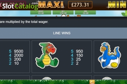 Οθόνη6. Jurassic Juniors Jackpot Κουλοχέρης