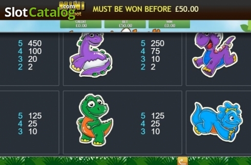 Οθόνη7. Jurassic Juniors Jackpot Κουλοχέρης