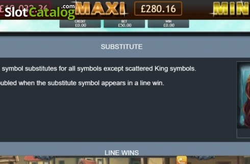 Οθόνη5. Kingdom of Cash Jackpot Κουλοχέρης 