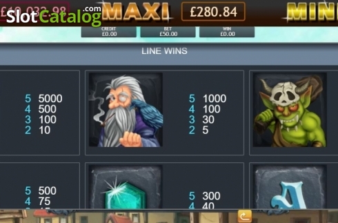 Οθόνη6. Kingdom of Cash Jackpot Κουλοχέρης 
