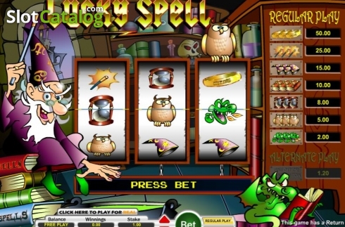 Οθόνη2. Lucky Spell Κουλοχέρης 