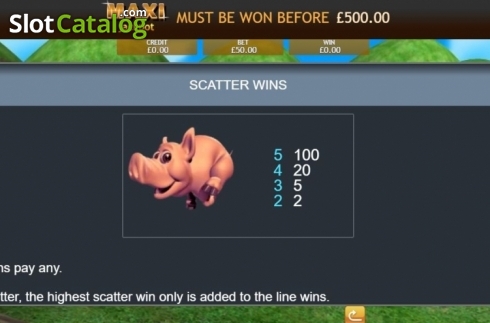 Οθόνη6. Piggy Payout Jackpot Κουλοχέρης