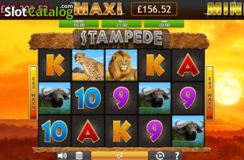 Οθόνη2. Stampede Jackpot Κουλοχέρης