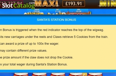 Οθόνη3. Sugar Train Xmas Jackpot Κουλοχέρης
