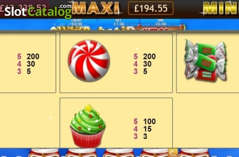 Οθόνη8. Sugar Train Xmas Jackpot Κουλοχέρης