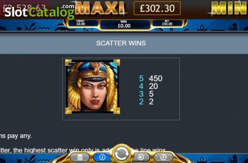 Οθόνη5. Temple of Ausar Jackpot Κουλοχέρης