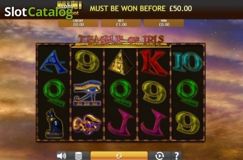 Οθόνη2. Temple of Iris Jackpot Κουλοχέρης