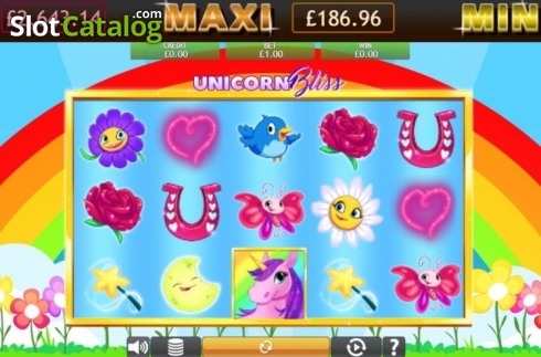 Οθόνη2. Unicorn Bliss Jackpot Κουλοχέρης