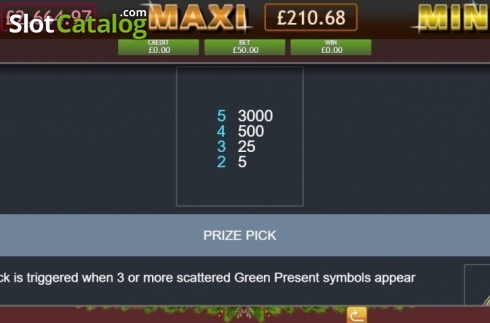 Οθόνη4. Very Merry Christmas Jackpot Κουλοχέρης
