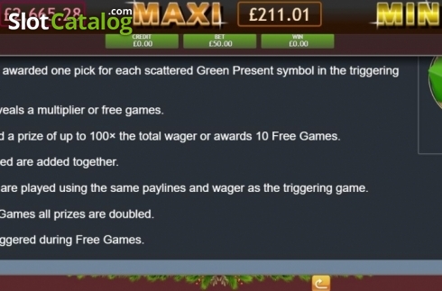 Οθόνη5. Very Merry Christmas Jackpot Κουλοχέρης