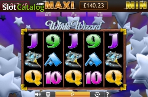 Οθόνη2. White Wizard Jackpot Κουλοχέρης